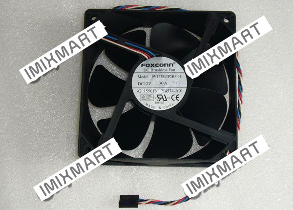 Foxconn PV123812P2BF 01 DC12V 1.30A 12038 120X120X38MM 4pin Cooling Fan