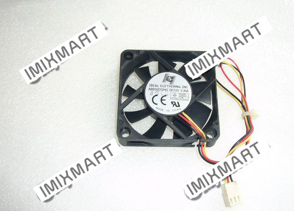 ABB06D12HG DC12V 0.30A 6013 6CM 60MM 60X60X13MM 3pin Cooling Fan