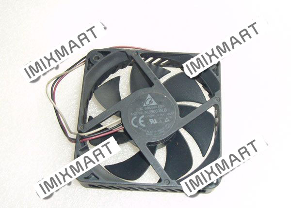 DELTA ELECTRONICS NUB0605LB-BQ01 DC5V 0.15A 6015 60X60X15MM 3pin Cooling Fan