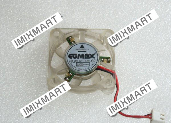 EUMAX A4010M12S DC12V 0.09A 4010 4CM 40MM 40X40X10MM 2pin Cooling Fan