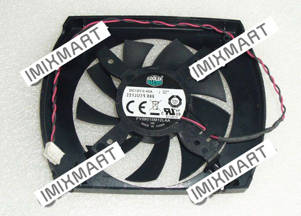 COOLER MASTER FY08015M12LAA DC12V 0.45A 8015 8CM 80MM 80X80X15MM 4pin Cooling Fan