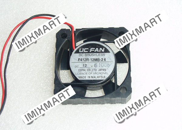 UC FAN F412R-12MB-24 DC12V 4010 4CM 40MM 40X40X10MM 2pin Cooling Fan