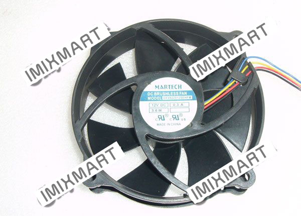 MARTECH DF0922512SEHFM DC12V 0.3A 3.6W 95mm 9525 4Pin Cooling FAN