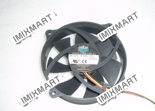 Cooler Master A9225-22RB-3AN-F1 DF0922512RFMN E255988-CF Cooling Fan