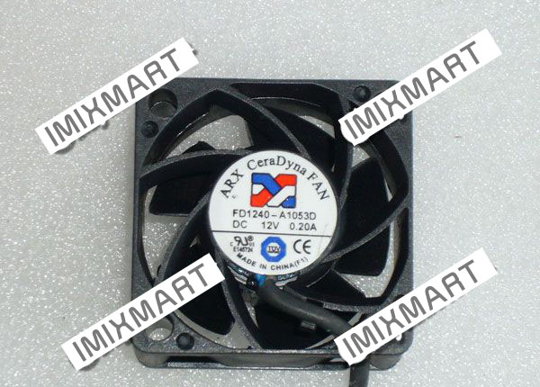 ARX CeraDyna FAN FD1240-A1053D DC12V 0.20A 4CM 4020 3Pin Cooling Fan