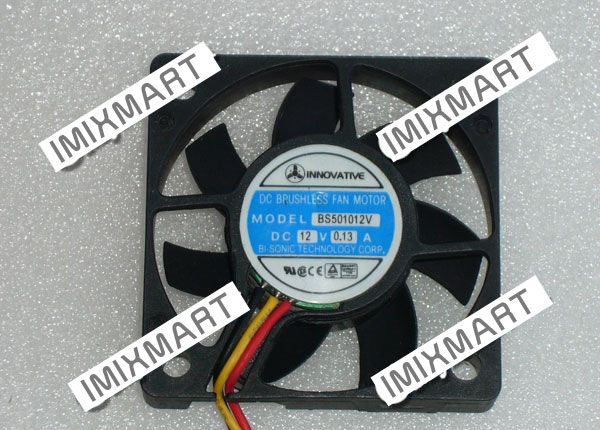 INNOVATIVE BS501012V 273-151 DC12V 0.13A 1.56W RadioShack Cooling Fan
