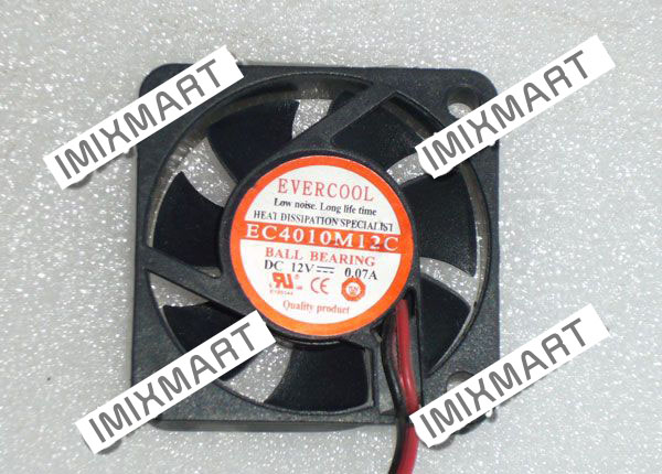 EVERCOOL EC4010M12C DC12V 0.07A 4010 4CM 40mm 40x40x10mm Cooling Fan