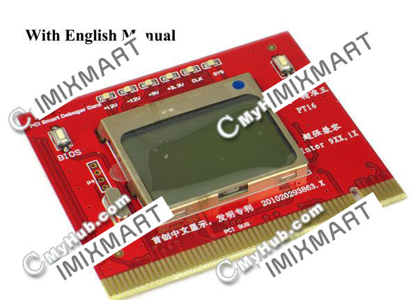 PCI Diagnostic Post Card, 1.6" LCD Display