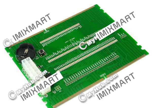DDR2 or DDR3 Diagnostic Card DDR2 & DDR3 Memory Slot LED Tester