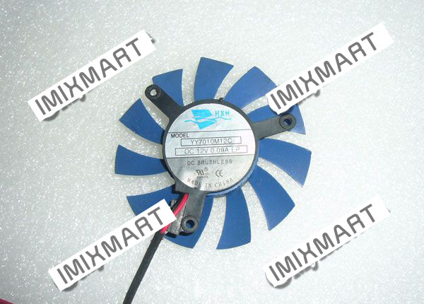 GALAXY YY7010M12C DC12V 0.09A 6510 6.5CM 65MM 65X65X10MM 4pin Cooling Fan