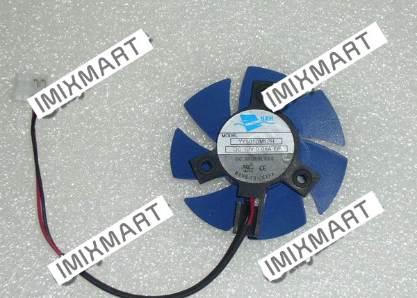 YY5010M12H DC12V 0.08A 5010 5CM 50MM 50X50X10MM 4pin Cooling Fan
