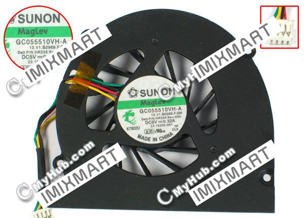 Dell XPS M1330 Cooling Fan 13.V1.B2969.F.GN HR538 0HR538