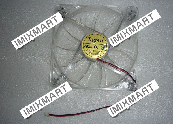 Tagan RL4T S1352512H DC12V 0.33A 13.5CM 135mm 2Pin Cooling Fan