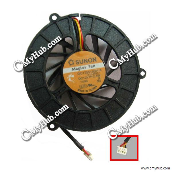 Dell Inspiron 5150 Cooling Fan GC125515BH-A 13.(2).B557.F 0W0978 W0978