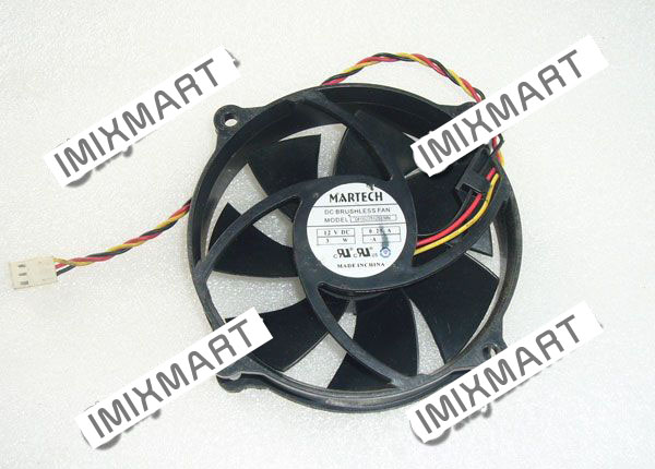 MARTECH DF0922512SEMN DC12V 0.25A 3W -A 9525 95X95X25MM 3pin Cooling Fan