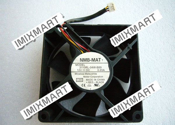 NMB 3110RL-04W-B89 Server Square Fan 80x80x25mm