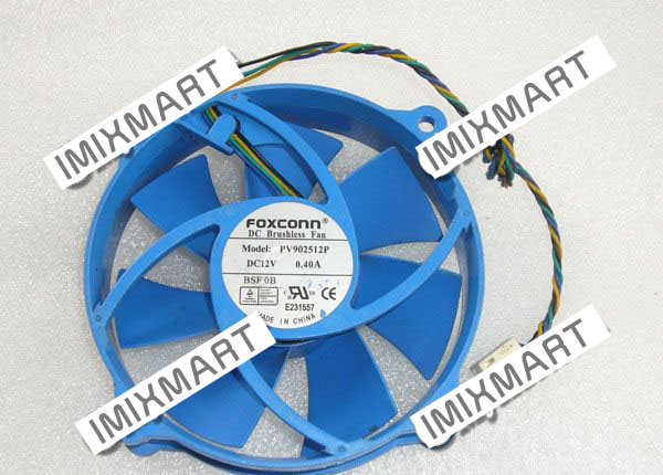 FOXCONN PV902512P DC12V 0.40A 9225 92X92X25MM 4pin Cooling Fan