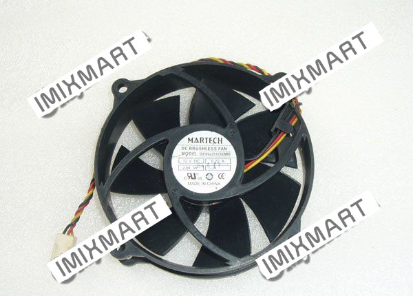MARTECH DF0922512SEMN DC12V 0.22A 2.64W -A 9525 95X95X25MM 3pin Cooling Fan