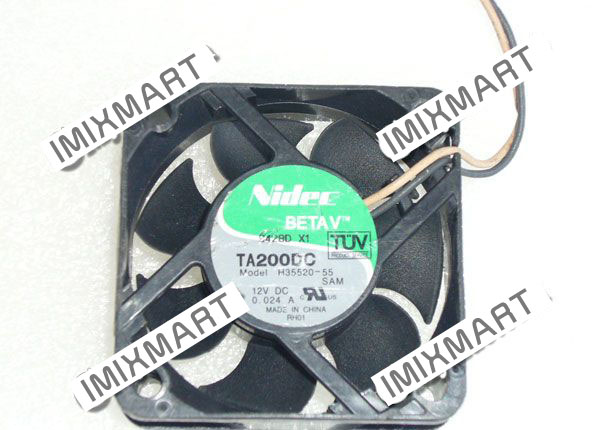 Nidec TA200DC H35520-55 DC12V 0.024A 5015 5CM 50MM50X50X15MM 2pin Cooling Fan