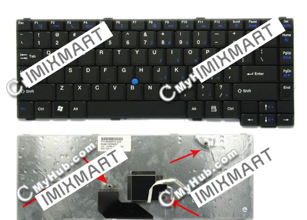 Gateway MX6700 series Keyboard K030946J1 AEMA6TAU028 JMA6US752002I