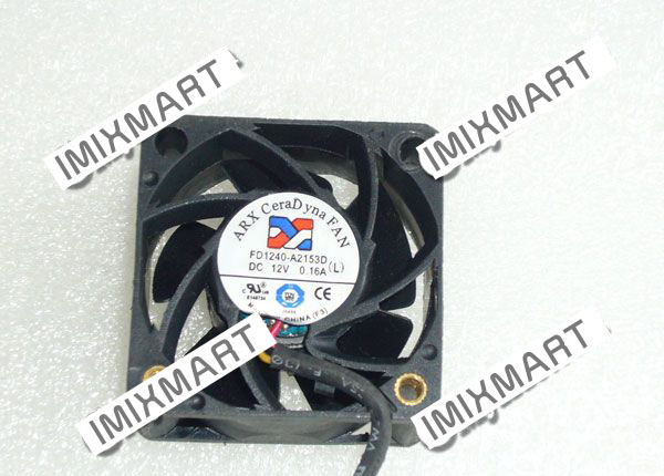 ARX FD1240-A2153D DC12V 0.16A 4020 4CM 40MM 40X40X20MM 3pin Cooling Fan