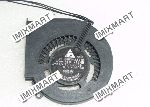 BFB0712HB-SM00 720-0639 DC12V 0.33A 4pin Cooling Fan