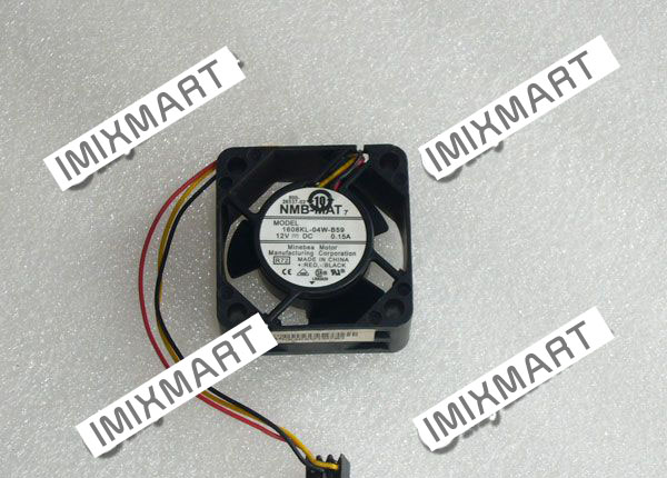NMB-MAT 1608KL-04W-B59 DC12V 0.15A 4020 4CM 40MM 40X40X20MM 3pin Cooling Fan