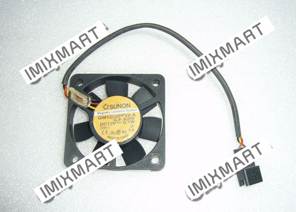 SUNON GM1205PFV2-A G.R.B306 DC12V 0.7W 5CM 50MM 50x50x10mm Special 3pin Cooling Fan