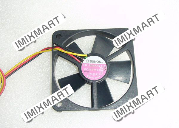 SUNON KD1206PFB1-8 TM DC12V 2.0W 6010 6CM 60MM 60X60X10MM 3pin Cooling Fan