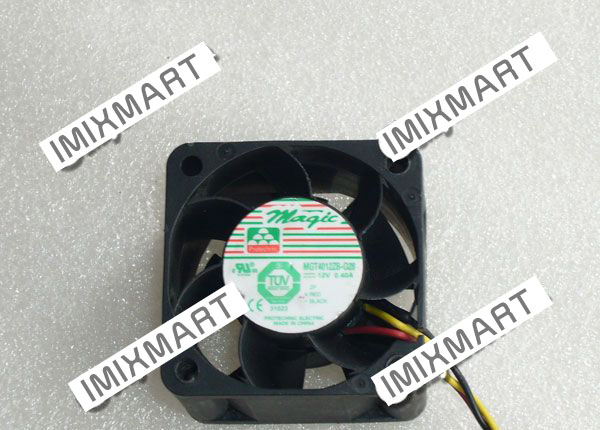 MAGIC MGT4012ZB-028 DC12V 0.40A 4028 4CM 40MM 40X40X28MM 3pin Cooling Fan