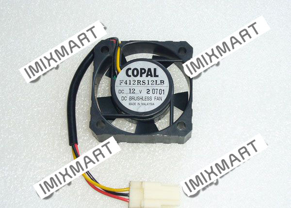COPAL F412RS12LB DC12V 4012 4CM 40MM 40X40X12MM 3pin Cooling Fan