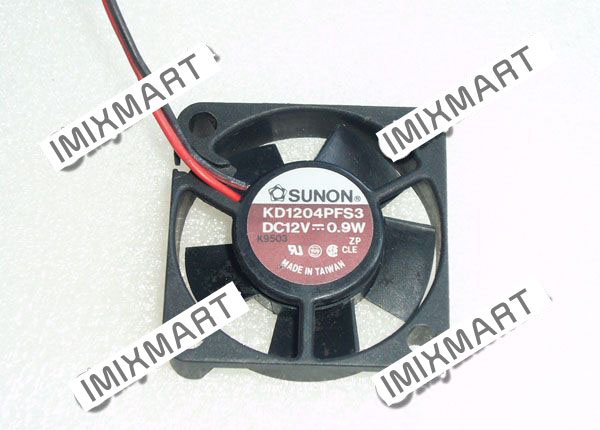 SUNON KD1204PFS3 DC12V 0.9W 4010 4CM 40MM 40X40X10MM 2pin Cooling Fan