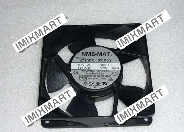 NMB 4710PS-12T-B20 A00 AC115V 50/60HZ 8/7W 12025 120x120x25mm Fan