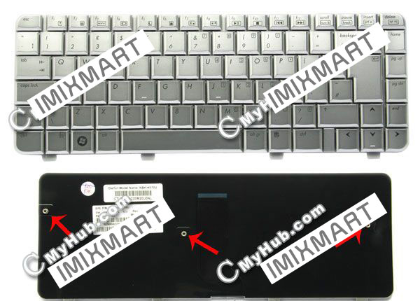 HP Pavilion dv4 Series Keyboard 9J.N8682.70U PK1303V0180 NSK-H570U