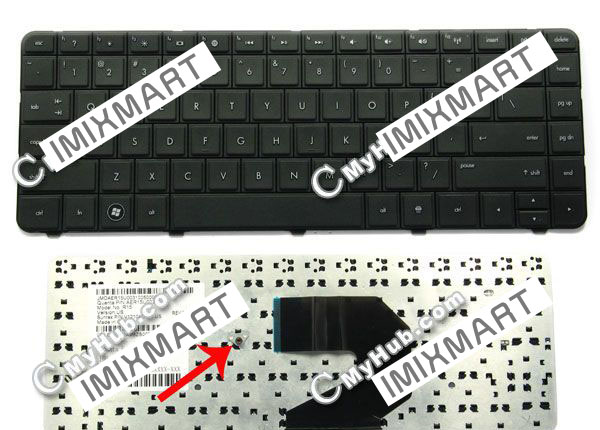 HP Pavilion G4 Series Keyboard 640892-001 9Z.N6WSV.001