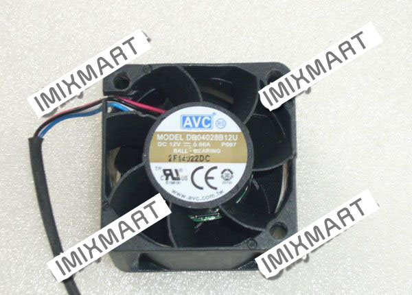 AVC DB04028B12U P087 DC12V 0.66A 4028 4CM 40MM 40X40X28MM 4pin Cooling Fan