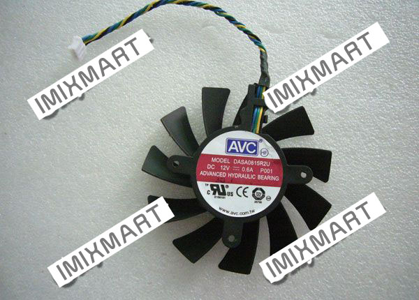AVC DASA0815R2U P001 Server Frameless Fan 75x75x15mm