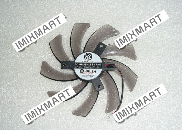 Gigabyte 9510 N740 N730 N660 PLD10010S12H DC12V 0.30A 2Pin Cooling Fan