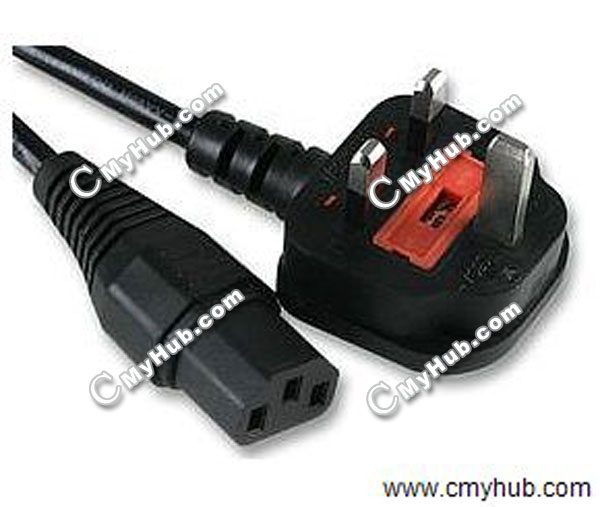 UK Plug Power Cord - IEC C13