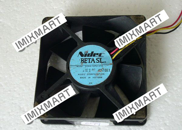 Nidec D08A-12PU Server Square Fan 80X80X25mm