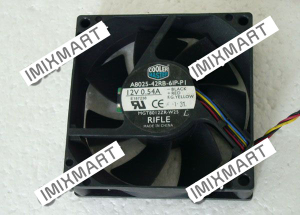Cooler Master A8025-42RB-6IP-PI Server Square Fan 80x80x25mm