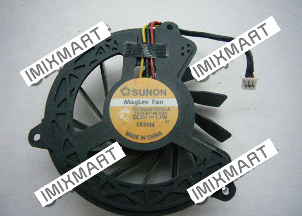 Acer Aspire 1670 Series Cooling Fan GC055515VH-A 13.V1.B1185.F.GN
