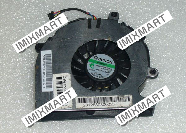HP EliteBook 8540p 8540w DC280006ZS0 595769-001 GB0575PHV1-A 13.V1.B4136.F.HF Fan
