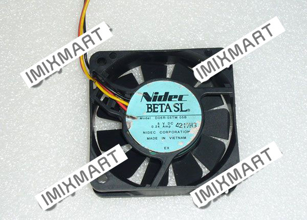 Nidec D06R-05TM 05B Server Square Fan 60x60x15mm