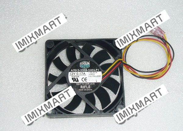 A7015-33RB-3AN-PI A7015-33RB-3AN-P1 MGT7012HR-A15 Fan 7015 7CM 12V 0.17A