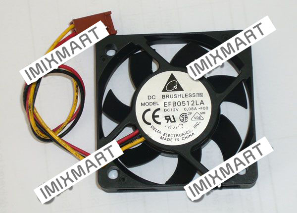 Delta Electronics EFB0512LA -F00 Server Square Fan 50x50x10mm