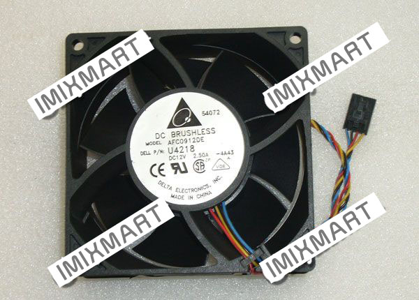 Delta Electronics AFC0912DE -4A43 Server Square Fan 92x92x38mm