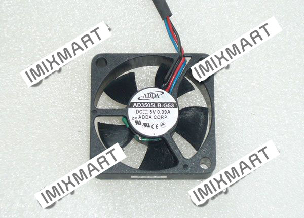 ADDA AD3505LB-G53 DC5V 0.09A 3510 3.5CM 35MM 35X35X10MM 3pin Cooling Fan