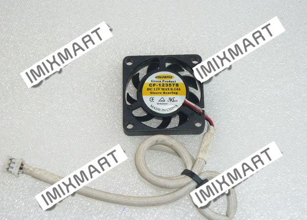 COLORFUL CF-12357S DC12V 0.14A 3507 3.5CM 35MM 35X35X7MM 3pin Cooling Fan