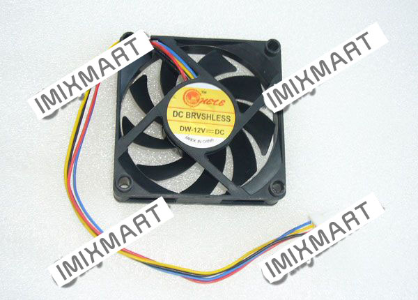 DC BRVSHLESS DC12V 7015 7CM 70MM 70X70X15MM 4pin Cooling Fan